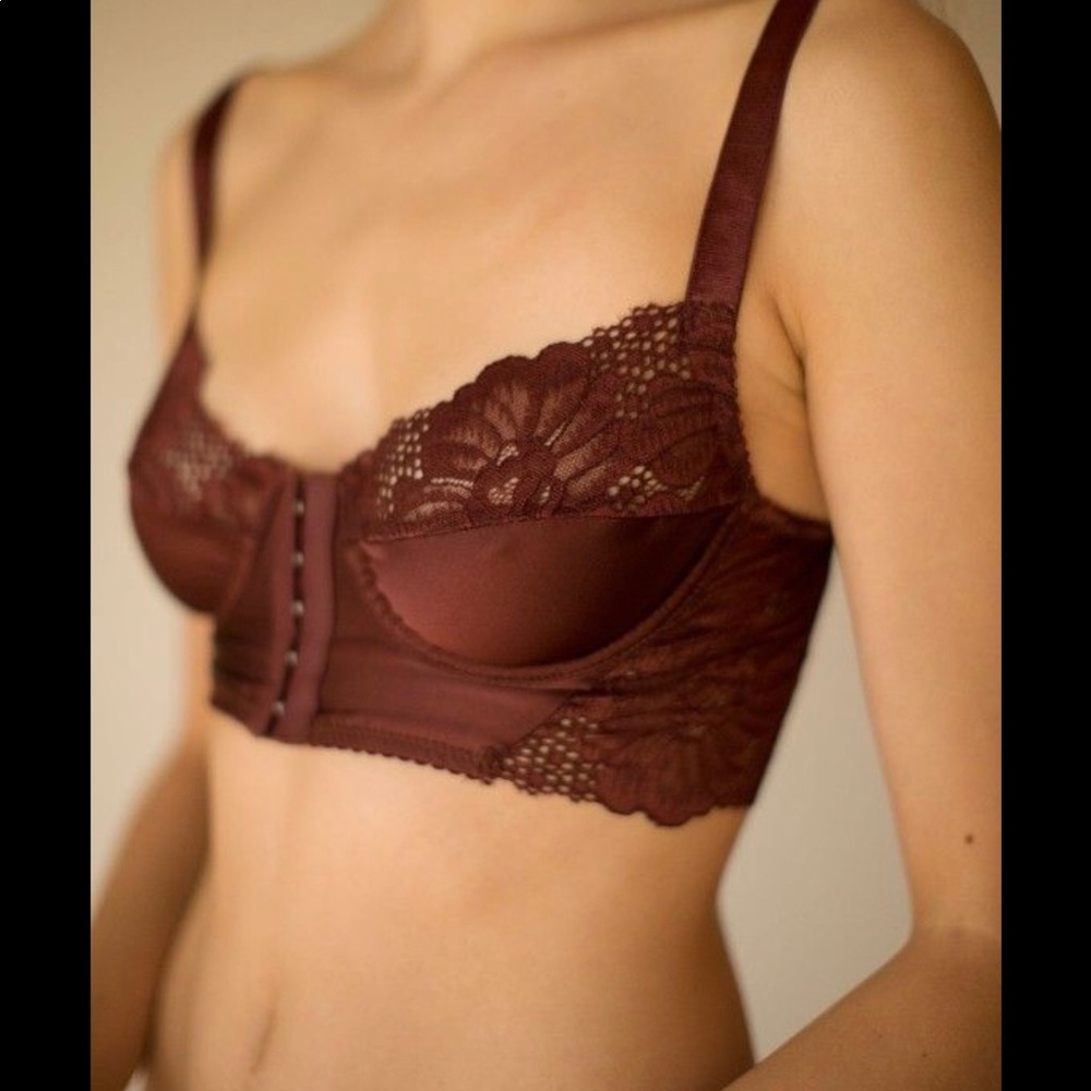 Cyd Midline Bra in Redwood